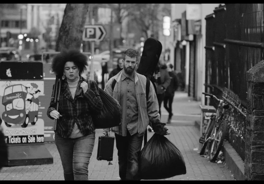 The Silent People black and white still