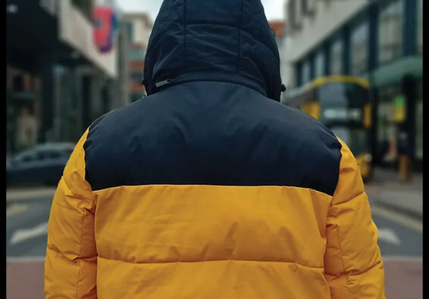 DADBOY image, man in yellow jacket