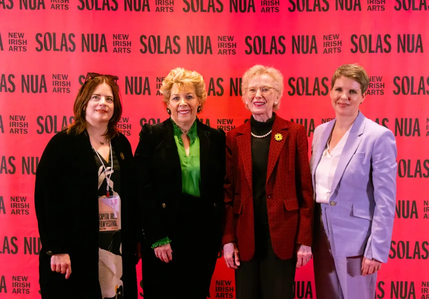 Maedhbh Mc Cullagh, Ambassador Byrne Nason, Mary Robinson, Caitriona Palmer CIFF2025