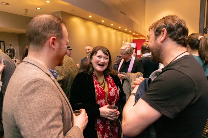 ciff24 artists geraldine and john talking