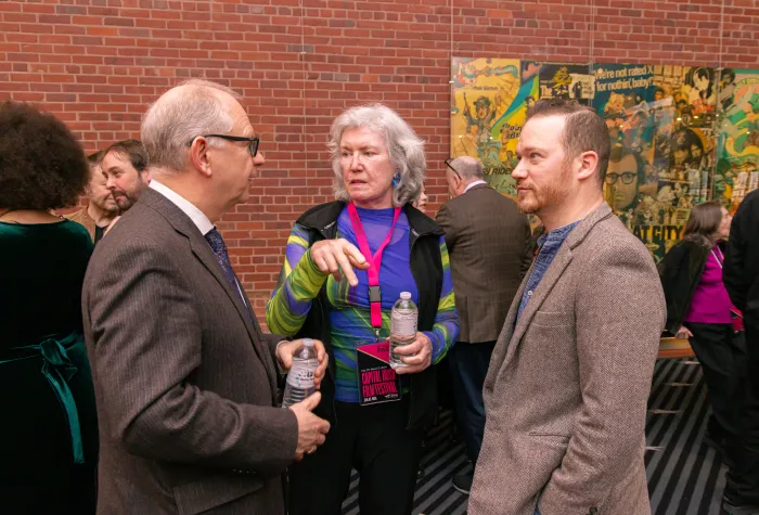 Kate, Rex, Andrew Elliot talking ciff24