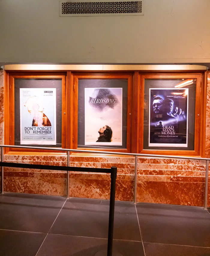 CIFF2025 posters in lobby