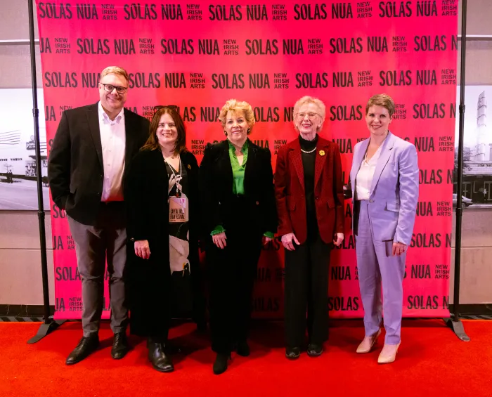 Mary Robinson, Ambassador Byrne Nason, Maedhbh Mc Cullagh, Andrew Dolan CIFF2025