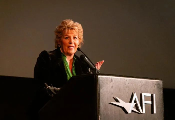 Ambassador Byrne Nason speaking at podium